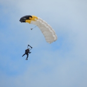 West Point Parachute Team at New York International Air Show (08/30/2020)